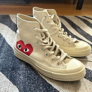 Comme des Garçon Converse hi tops